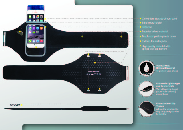 Stay active with a Limm Sports Armband
