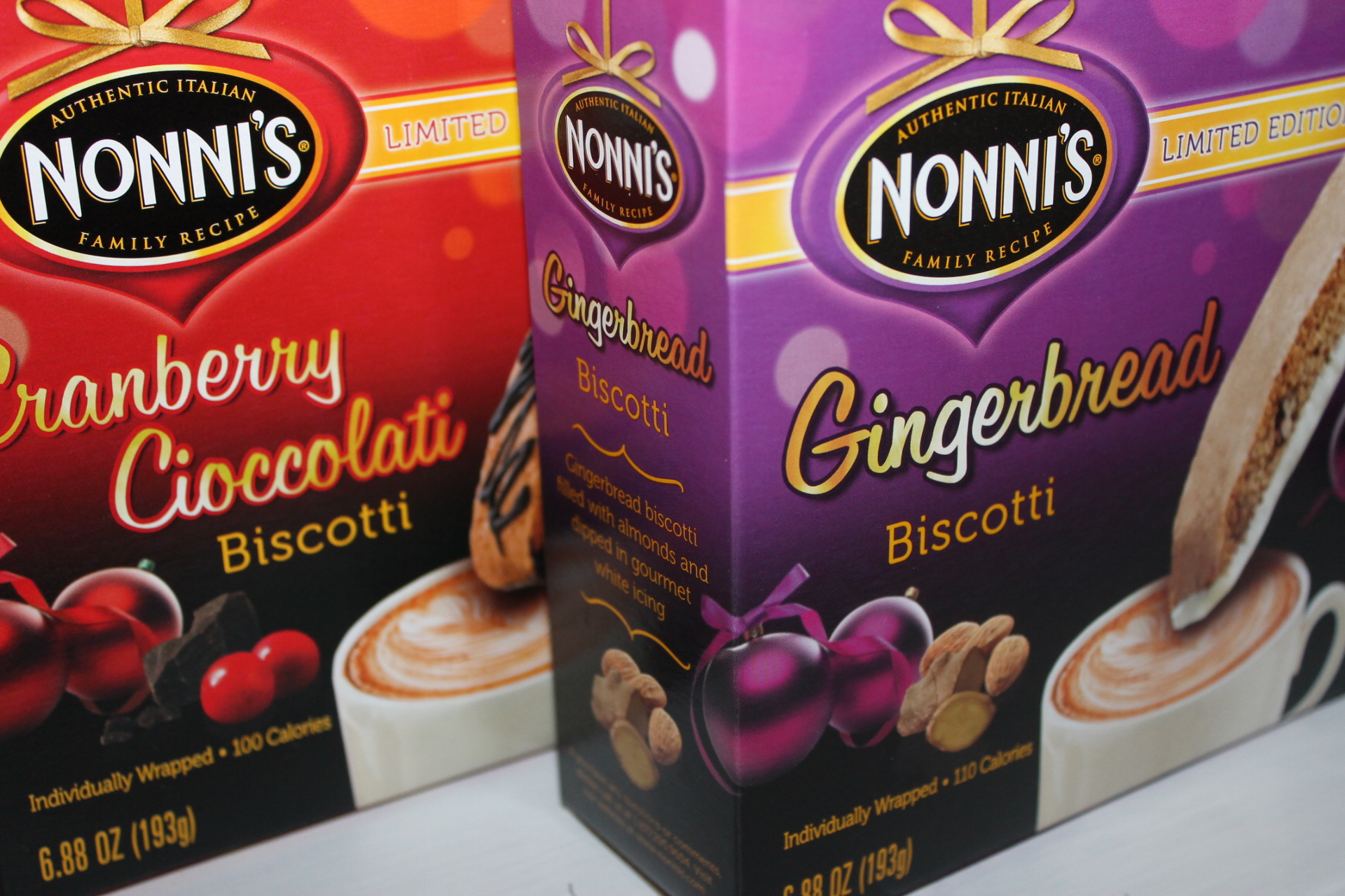 Nonni's Biscotti Limited Edition Holiday Flavors