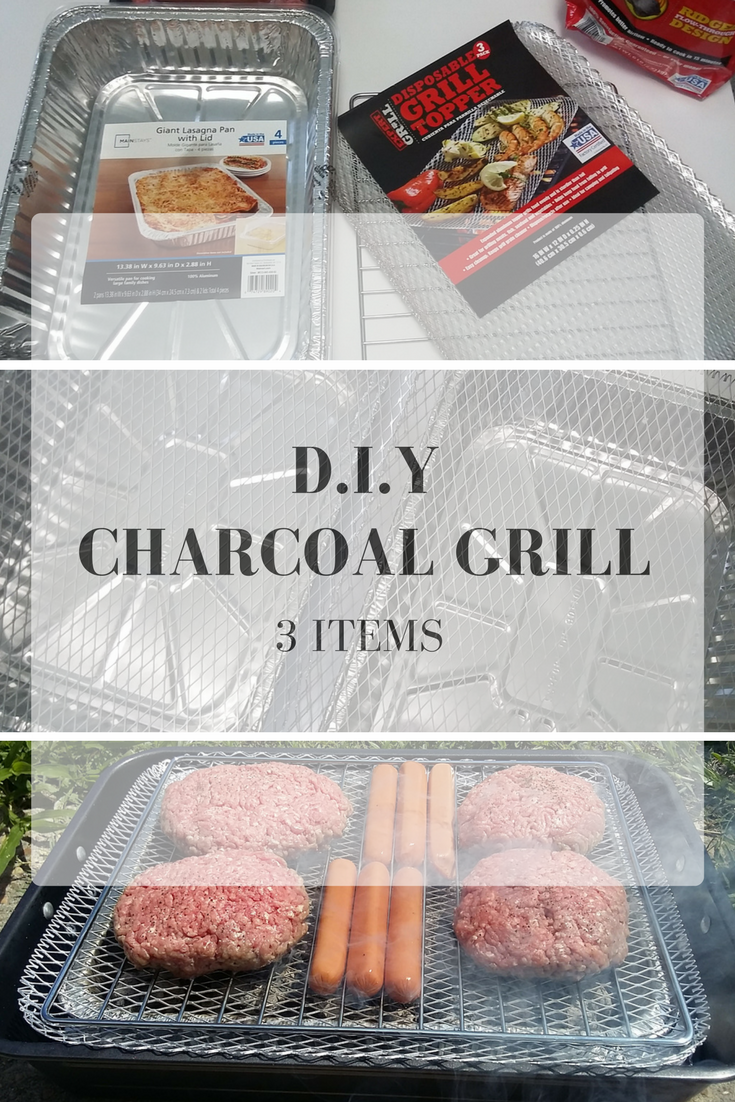 D.I.Y. Portable Disposable Charcoal Grill #SummerIsForSavings #CollectiveBias #WFM2 #AD