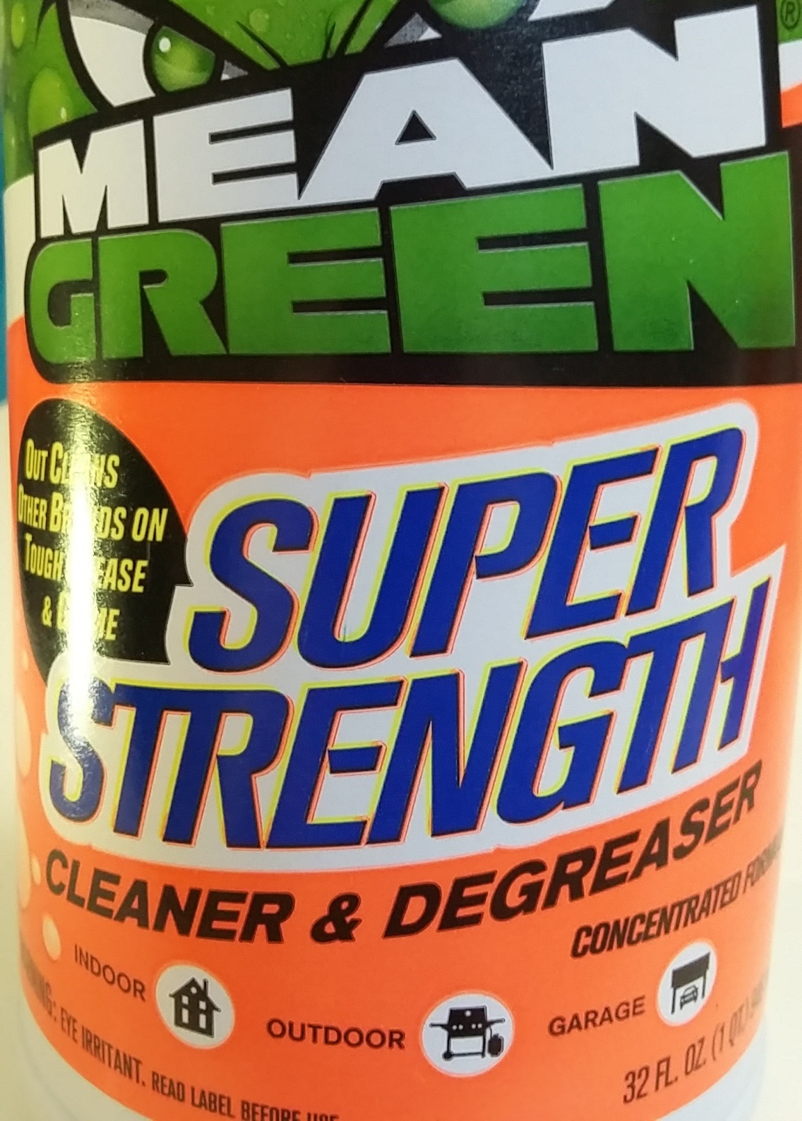 Mean Green, for all your cleaning needs