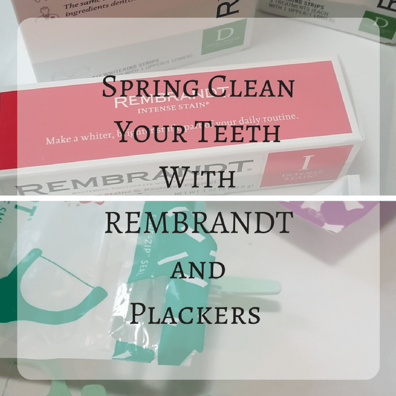 Spring Clean Teeth with REMBRANDT and Plackers