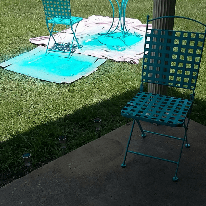D.I.Y. Bistro Table & Porch Refresh with Mean Green