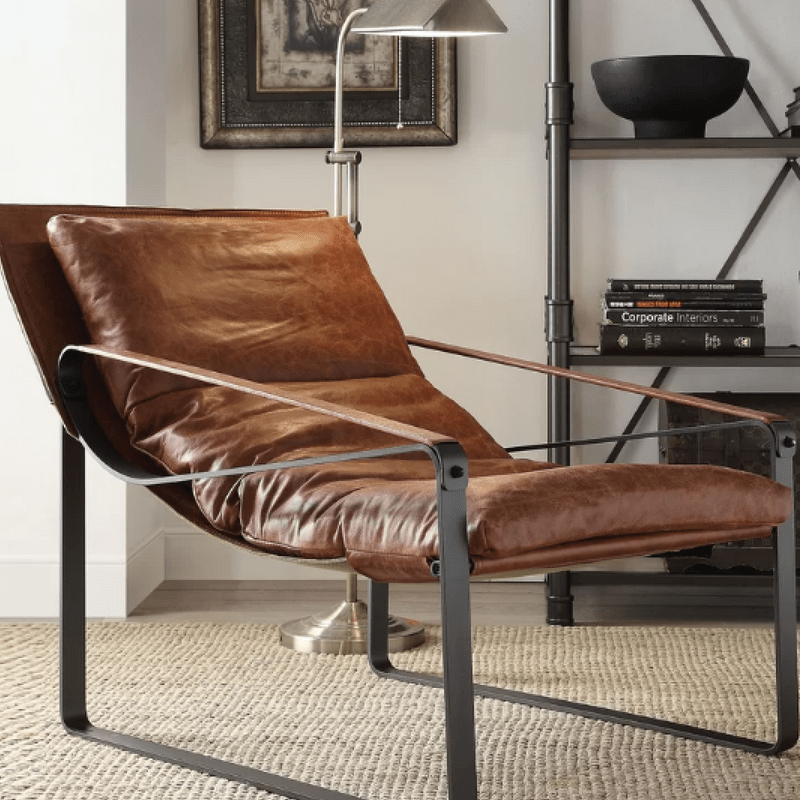 Manly Accent Leather Chairs For The Hip Bachelor, 2018