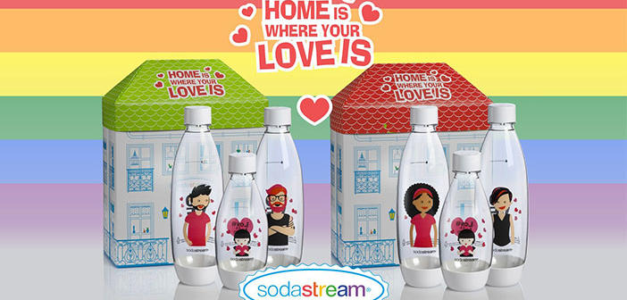 SodaStream Celebrates Pride Month with ‘Love is Love’ Bottles