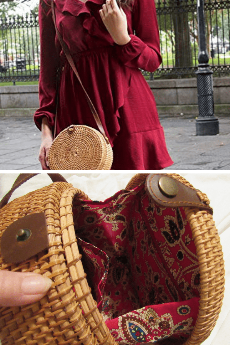 Giveaway enter to win a Boho Chic Rattan Ata Round Crossbody Bag on shabbychicboho dot com. No mandatory entries to enter. Winner will be announced on the giveaway form.