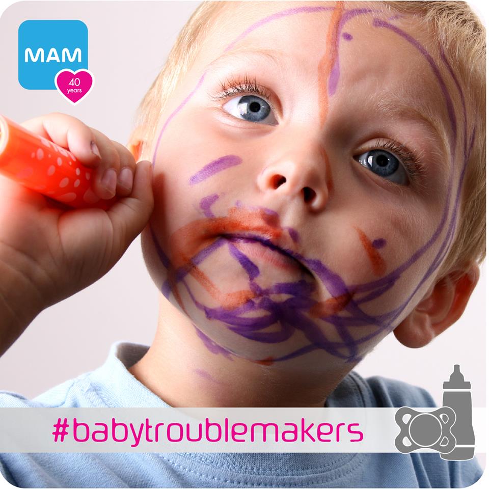 MAM has a #babytroublemakers contest going on from January 7 – January 25