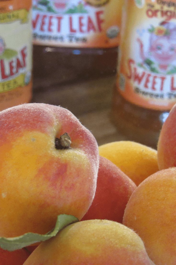 #AD Sweet Peach Iced Tea Recipe #HowSweetAreYou #Sweetbutnottoosweet #SweetLeaf @SweetLeafTea