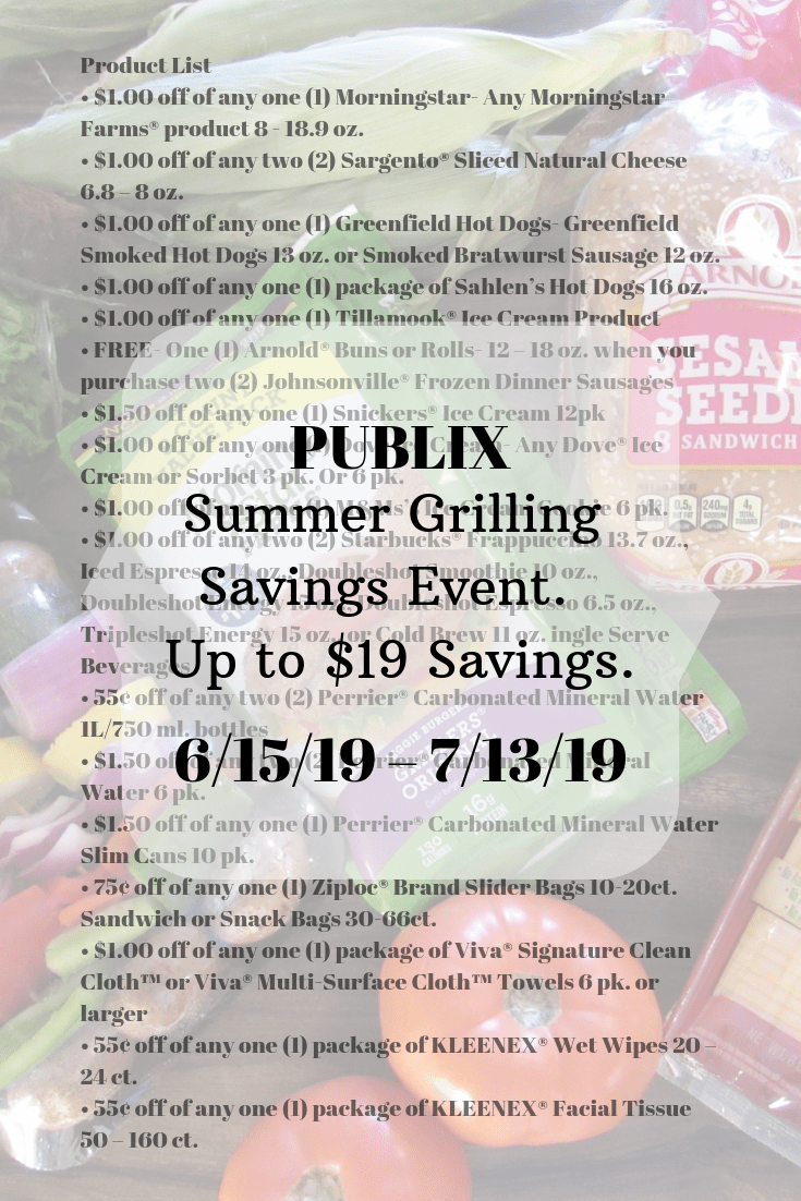 Summer Grilling Plus $19 Savings At Publix #ad