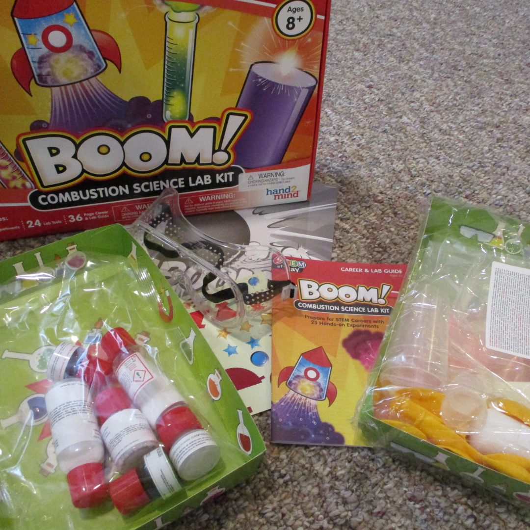 STEM at Play® BOOM! Combustion Science Lab Kit For Kids