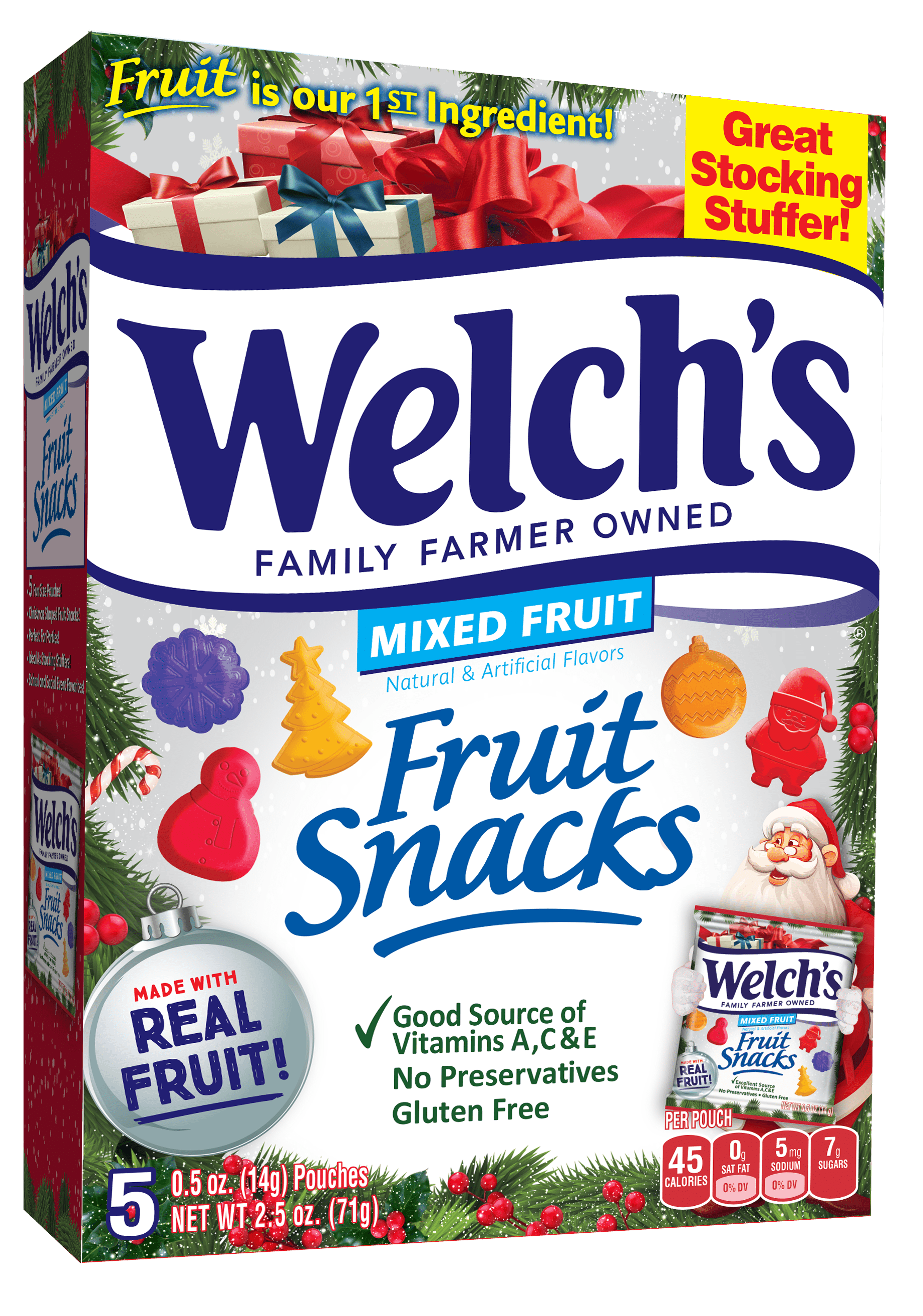 Welch's Christmas Shapes Stocking Stuffers