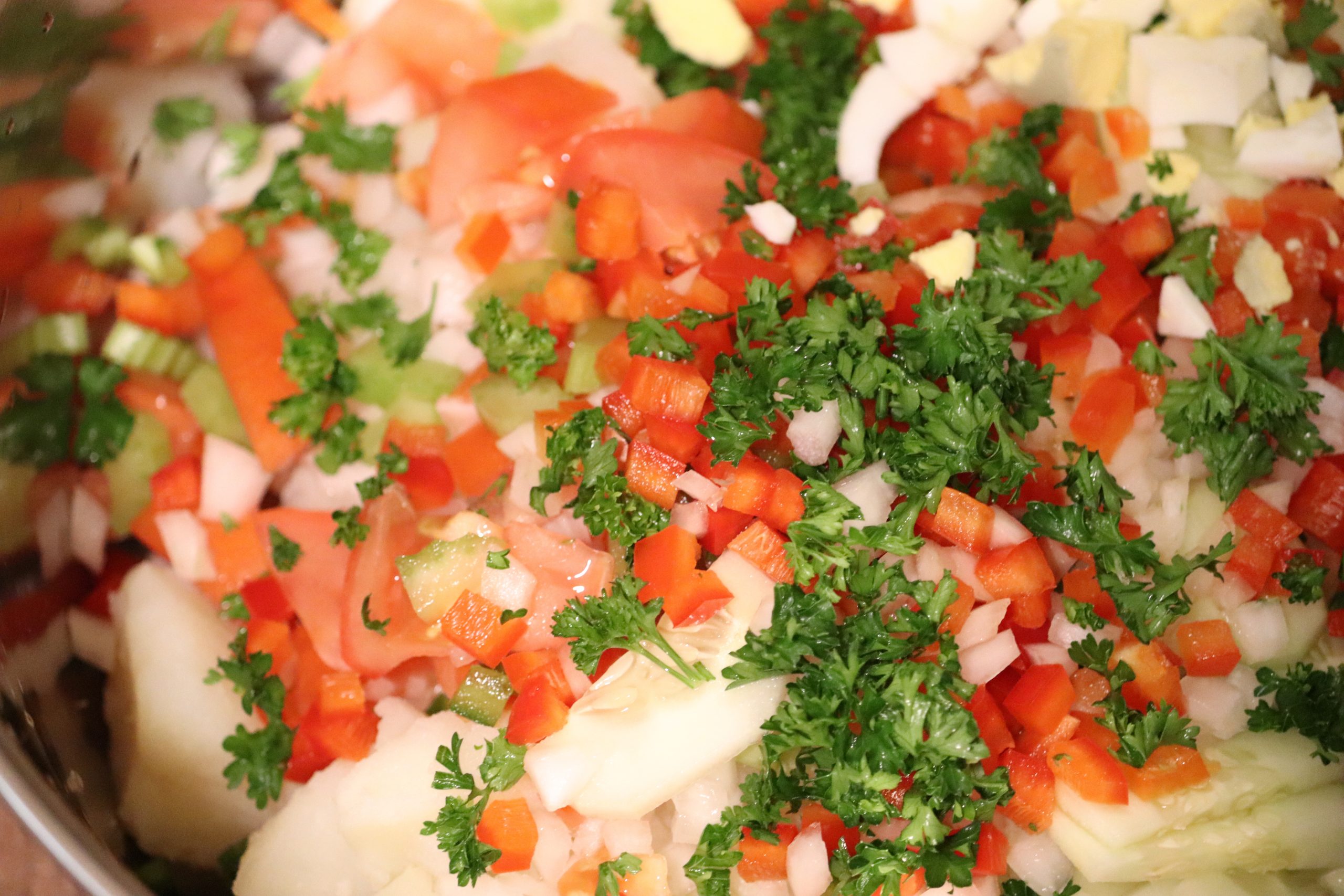 Mealtime Vegetable Loaded Potato Salad
