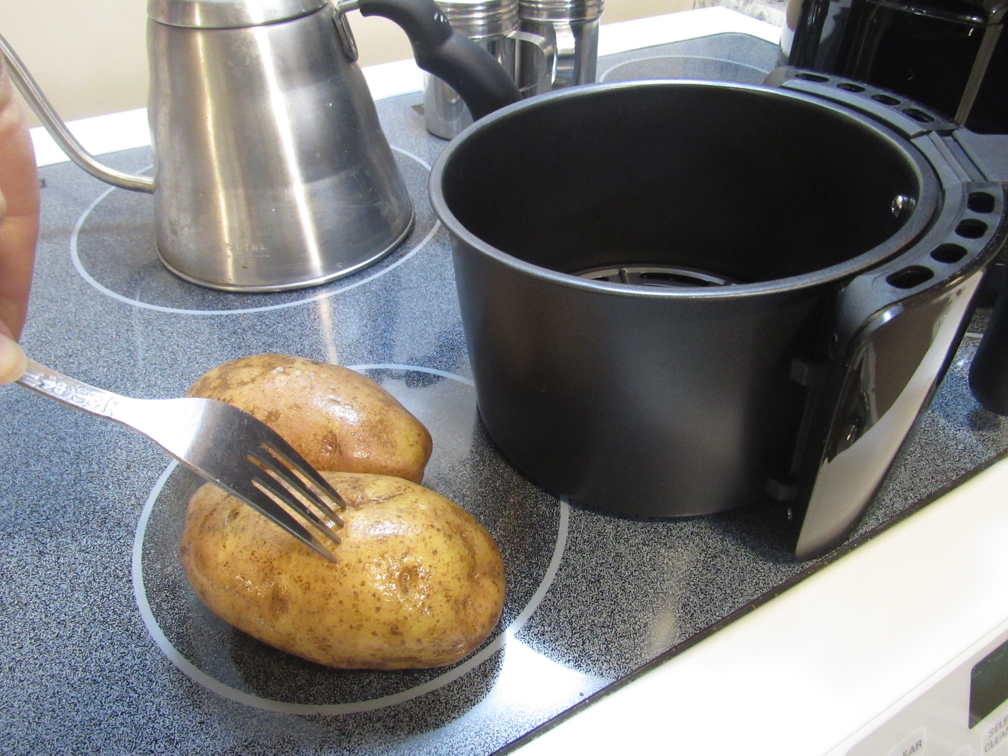 Air Fryer BLT Baked Potatoes Recipe