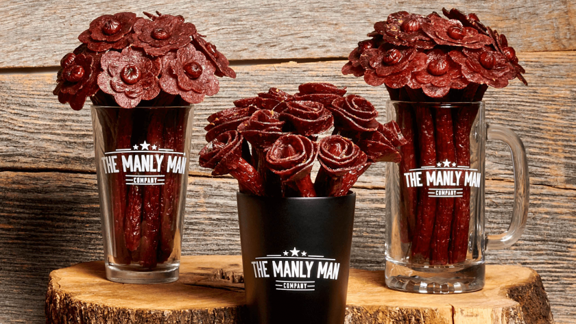 Giveaway Manly Man Co Beef Jerky Flower Bouquet