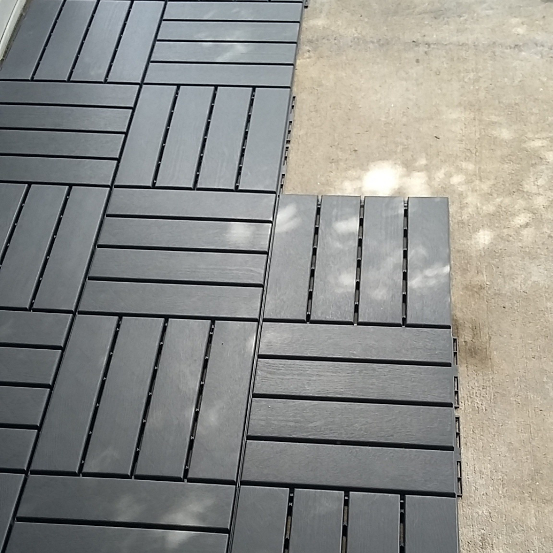 D.I.Y. Ikea Interlocking Floor Tiles project
