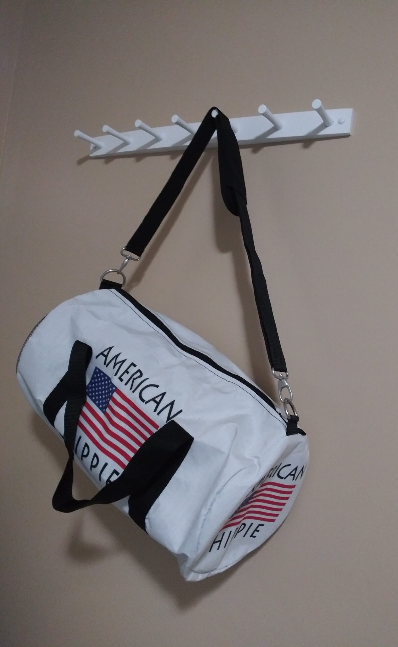 American Flag Hippie Duffel Bags Gift Ideas