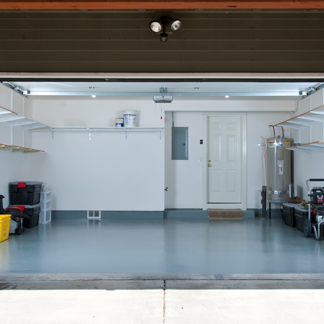 Acid-Stained Concrete: The Magic Behind a Chic Garage Transformation