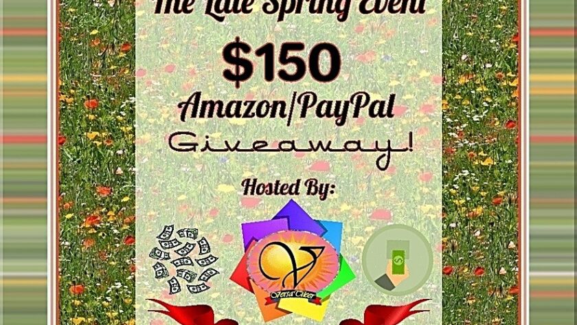 Late Spring Giveaway! Free $150 PayPal or Amazon eGift Card